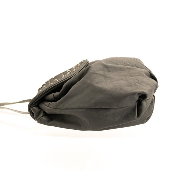 L. J. Simone New York Grey Leather Purse Bag - Picture 4 of 7